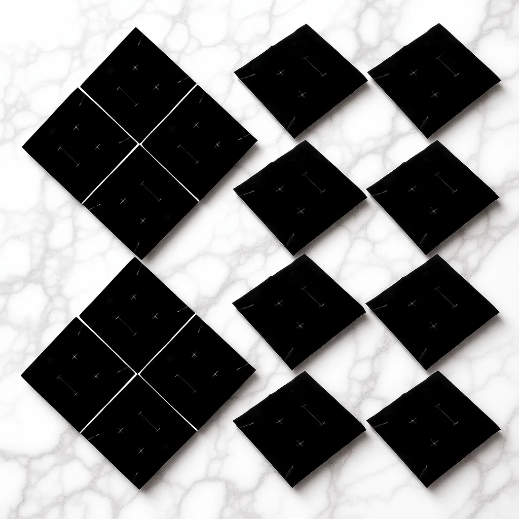 

20Pcs Jewelry Box Sponge Inserts Protective Lining Organizer Insert for Ring Holder Display Jewelry Storage Case