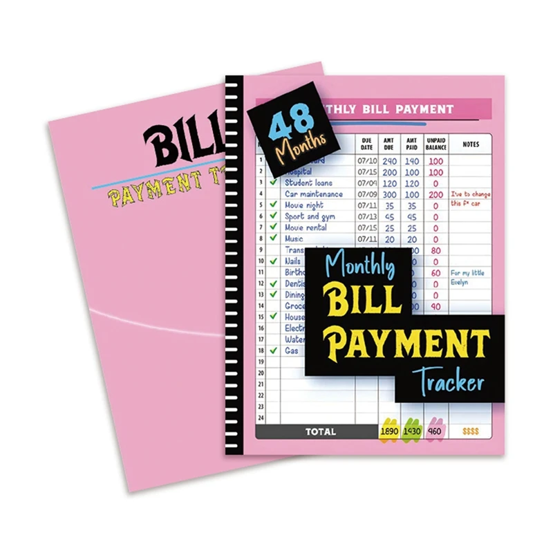 HOT! Monthly Bill Payment Tracker 48 Months Expense And Bill Tracker With Calendar & Debt Payoff Planner