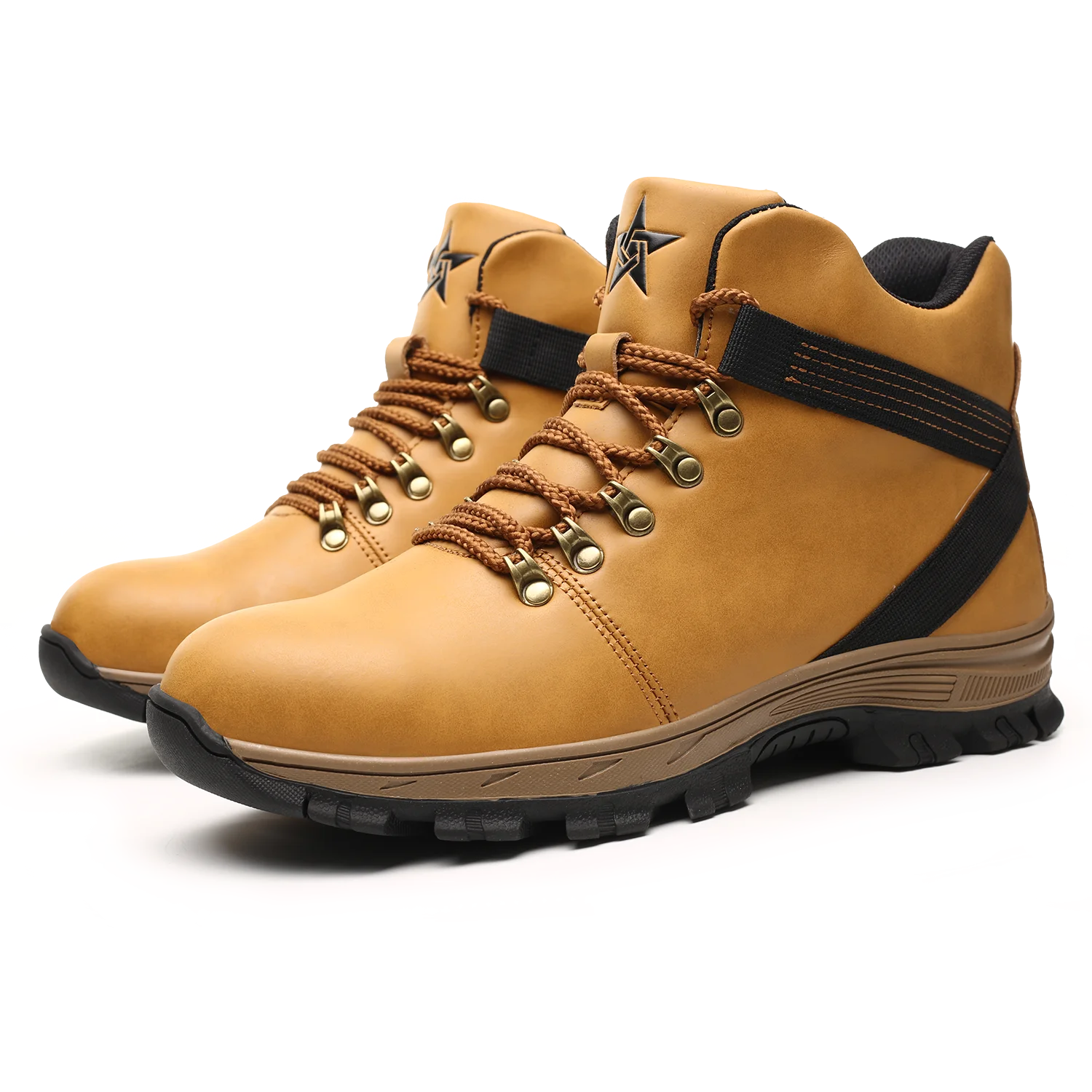 Fashion Safety Shoes Men Boots Steel Toe Shoes Men Puncture-Proof Work Sneakers Male Shoes Work Boots Indestructible Footwear