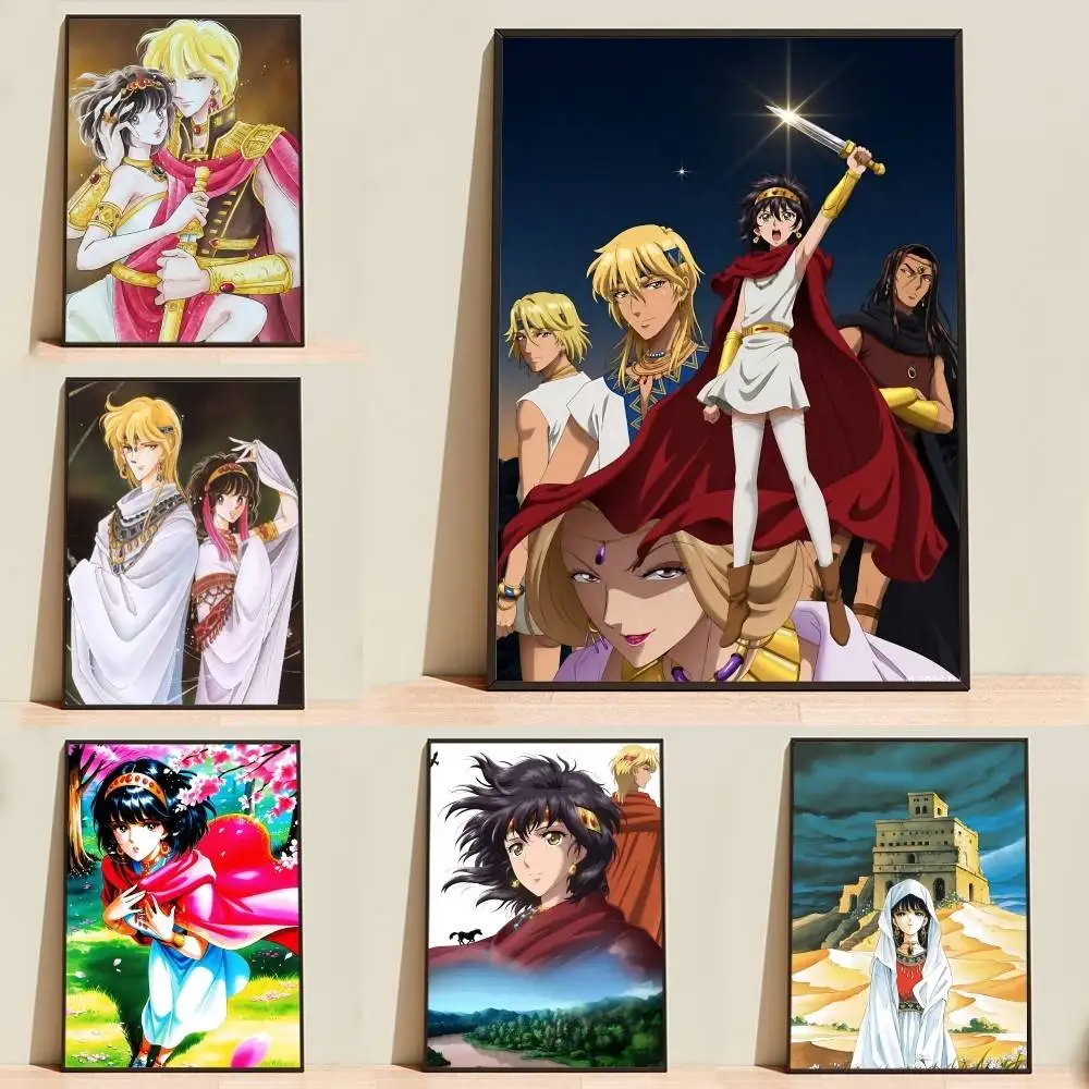Y-Yuri Retor Manga R-Red River Poster Self-adhesive Waterproof Paper Sticker Coffee House Bar Room Wall Decor