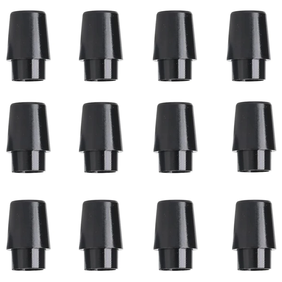 12Pcs Golf Ferrules Compatible with Irons 0.370 Inch Tip Irons Shaft Golf Club Shafts Sleeve Adapter