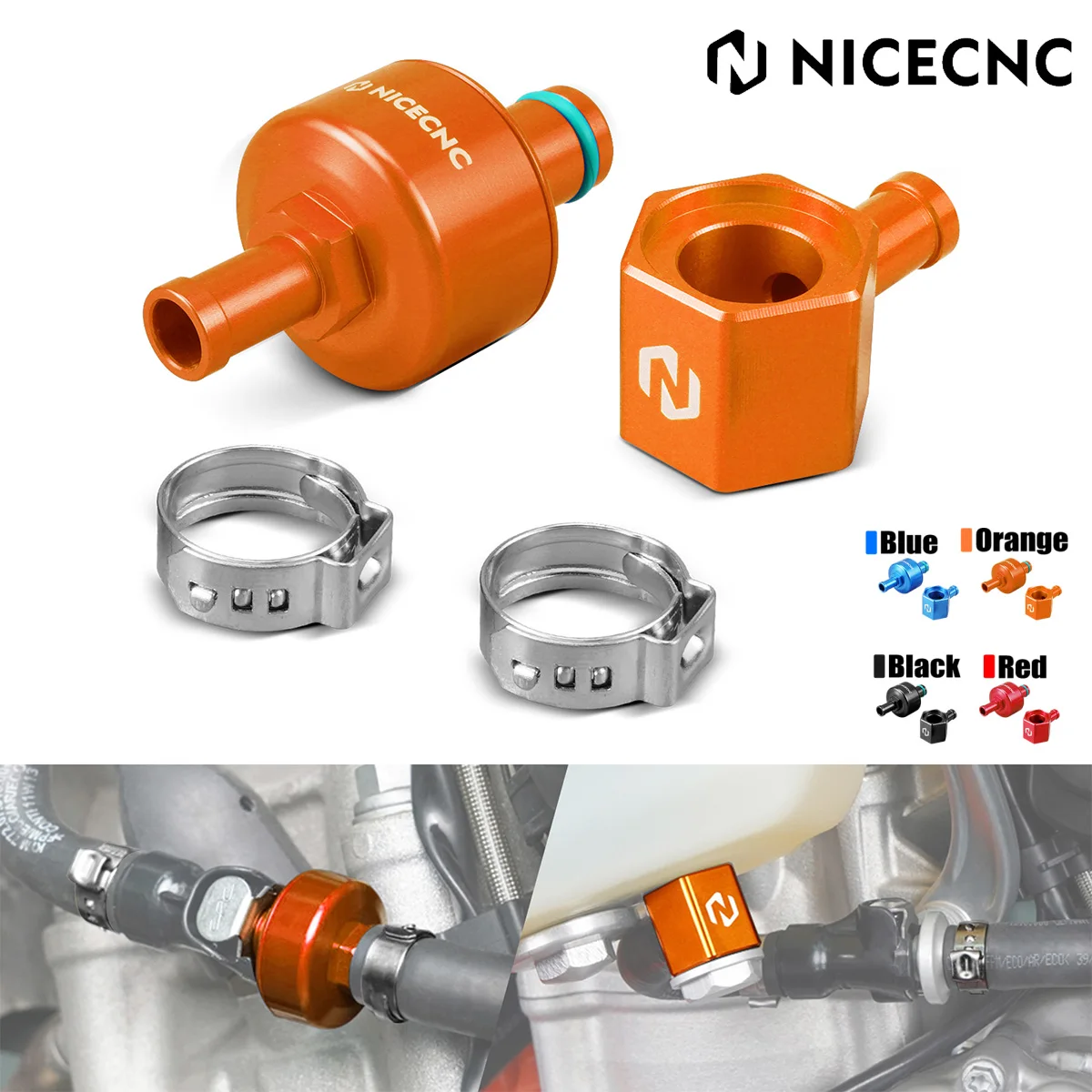 

For 2023 2022 KTM EXC 300 EXCF 350 TPi 6D Husqvarna TE 300i 250i GasGas EC 300 10 Micro Fuel Filter Fuel Line Tank Connector Kit