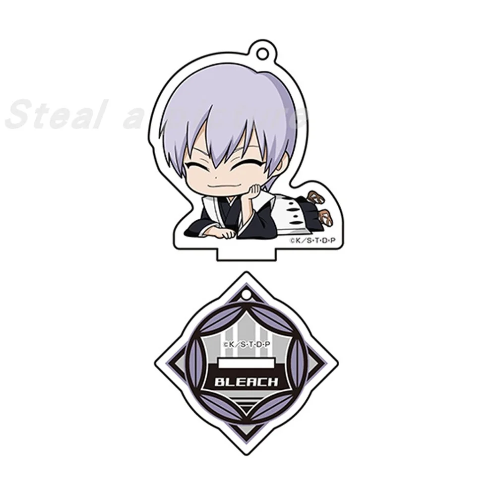 Japan Anime BLEACH Acrylic Stand Kurosaki Ichigo Model Figure Cosplay Plate Holder Topper Birthday Fans Desk Decor Plate Gift