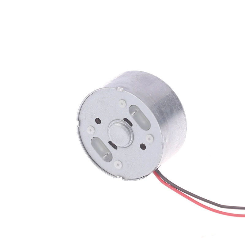 1.1.5V 3V 5V 6V RF-300EA-1D390 7250RPM Mini Motor CC de eje redondo silencioso con cepillo de Metal precioso para modelo de juguete de energía Solar DIY