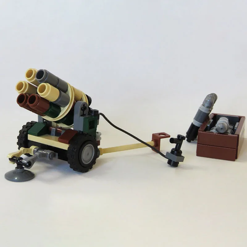 

279 шт. MOC Nebelwerfer-41 немецкая армия WW2 ракетная установка строительные блоки Рождественский подарок вдохновляет неограниченный набор для творчества