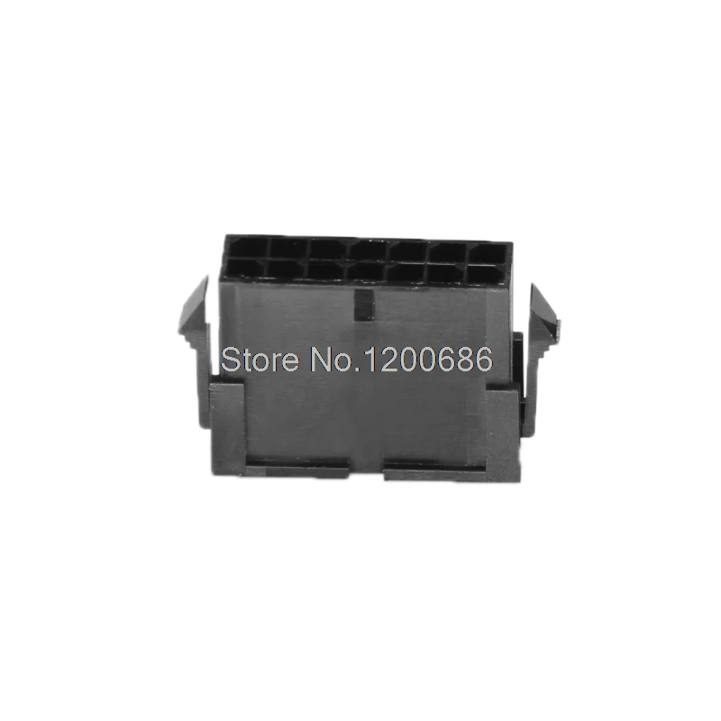 2 * 7p 430201400 Micro-Fit 3.0 Plug Housing Dual Row 14 Circuits 14pin 14p Rectangular Housing Connector Plug Black