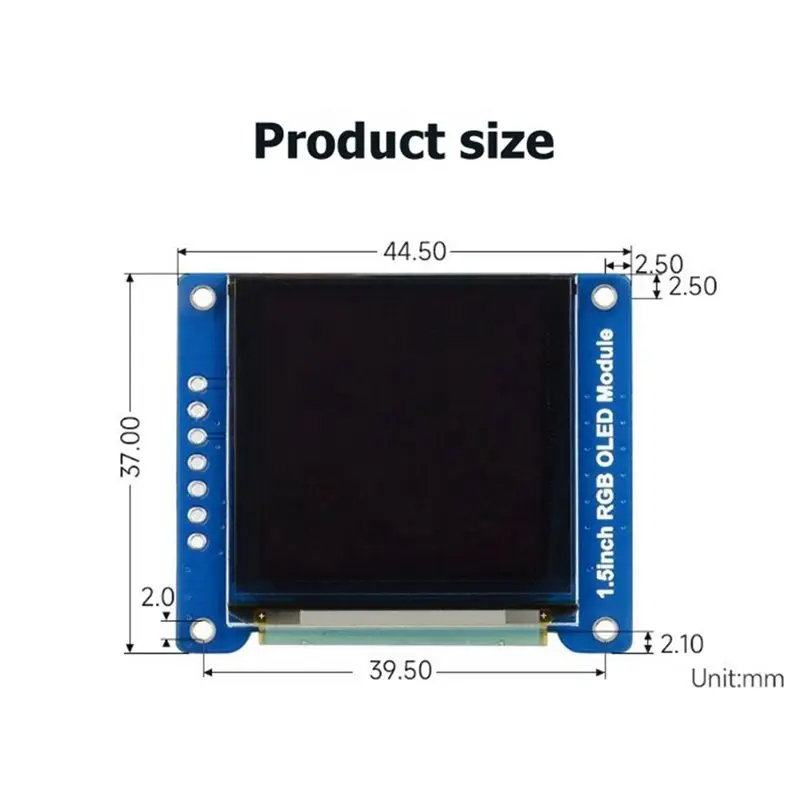 A52T SSD1351 1.5-Inch RGB OLED Module 128X128 Resolution 65K Colors Display Expansion Board For Raspberry Pi 4B& Jetson Nano - view 2