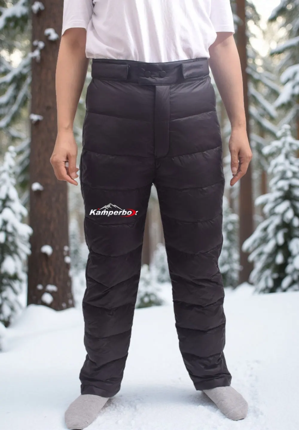 Kamperbox Daunenhose Herrenhose, Winterhose Wandern Winterhose für Herren Trekkinghose Herren Winter Wanderhose für Herren, Hose – Detail 17
