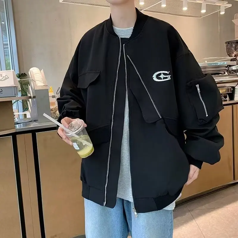 

Американский Sle Baseball Jaet, мужской и женский летный костюм, верхняя одежда, дизайн железной этикетки, весенне-осенняя рабочая одежда для пар, топ