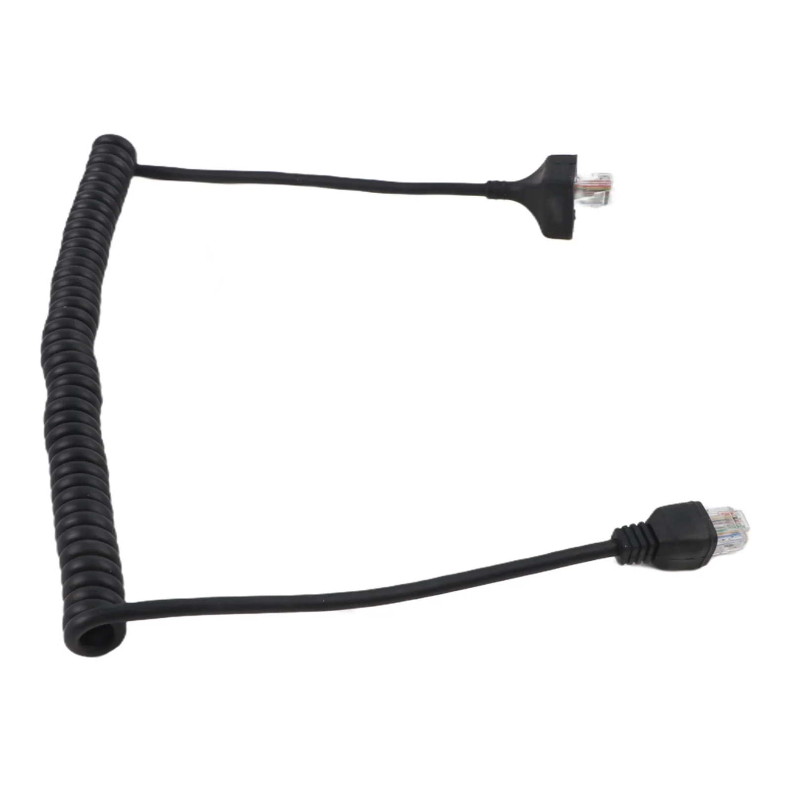 8 Pin Coiled Microphone Cable For For RJ45 Mobile Radio Compatible With MC 59 30 32 35 36 27A 27B 28A Speaker Wire