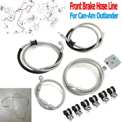 Front Brake Hose Line 705601519,705601058,705601122 For Can-Am Outlander 450 570 650 800 850 1000/R 2012-2023