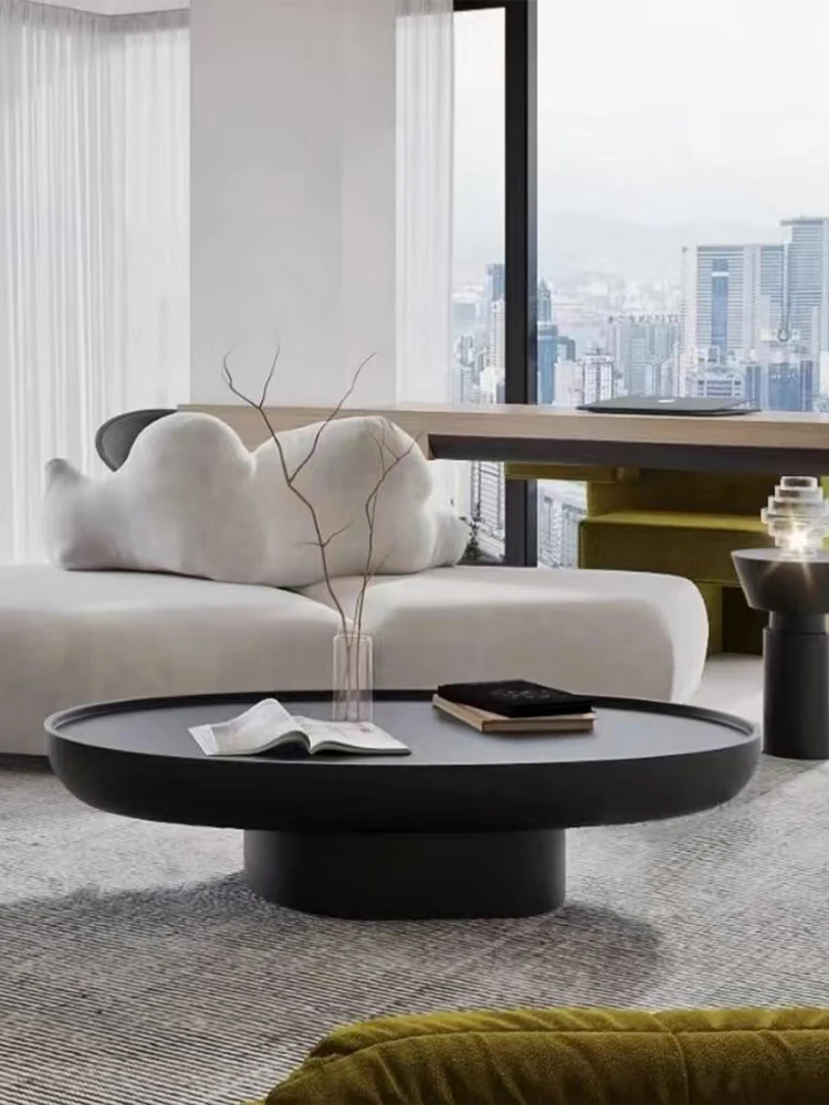

Овальный кофейный столик в стиле Sili, минималистичный дизайнерский роскошный креативный чайный столик для гостиной, дивана, боковой столик, комбинация