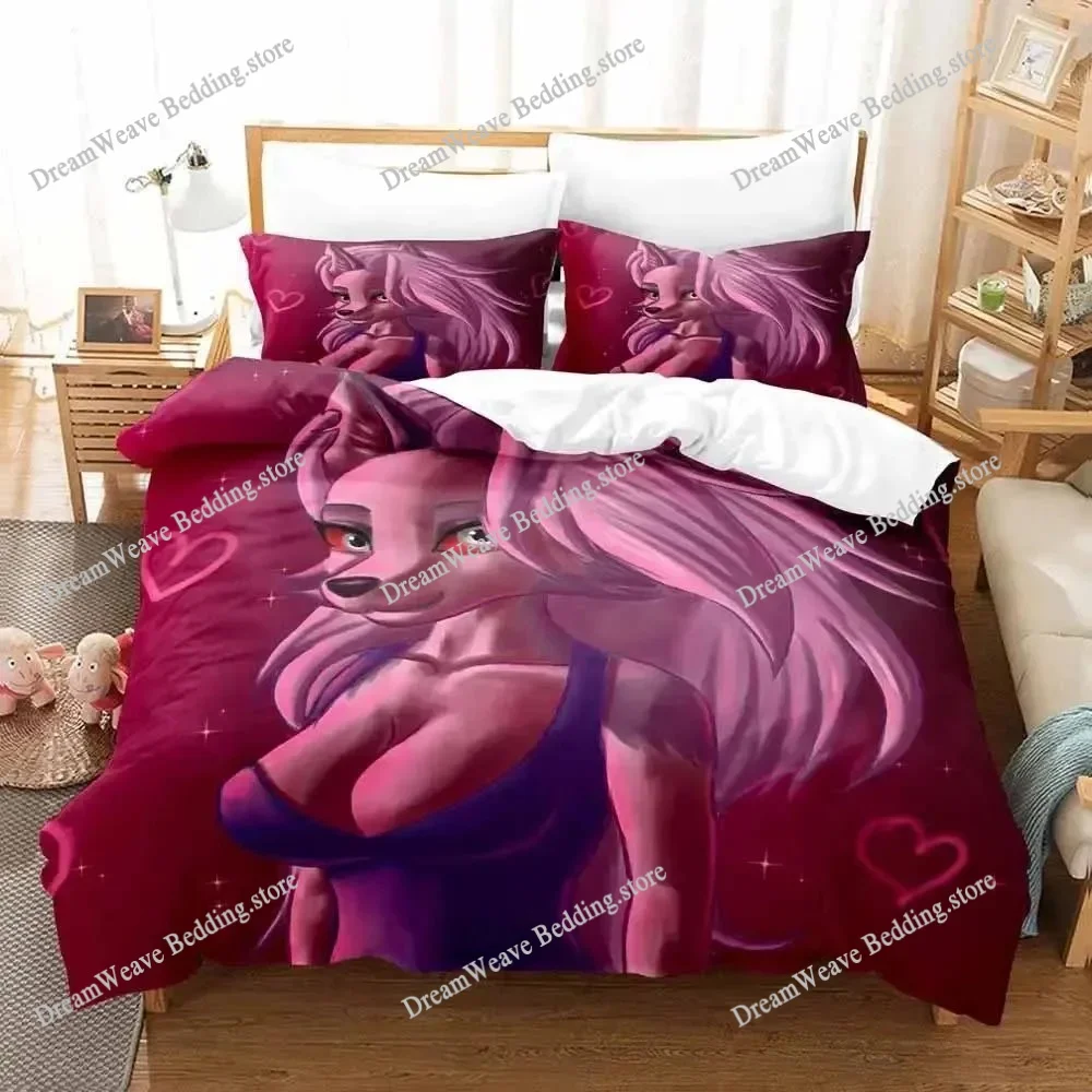 

Loona Boss Bedding Set Single Double Queen King Size Bed Cover Adult Boys Anime Bedroom Bed Set Quilt Cover Pillowcase
