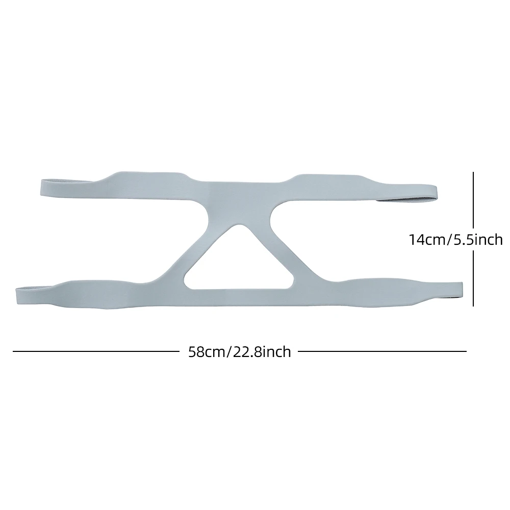 Tam maske için 4 adet evrensel yedek başlık, yedek parça nefes makinesi kafa bandı Respironics Resmed Resmart için Fit