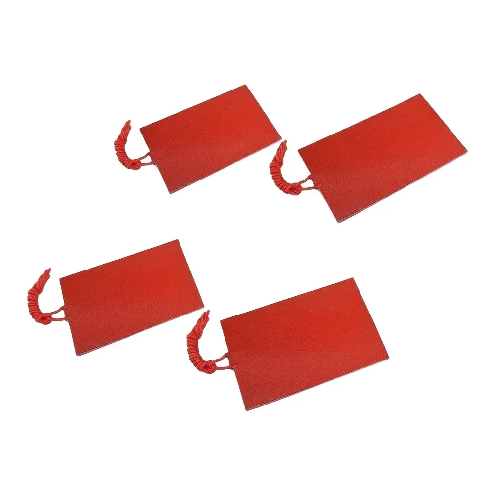 Silicone Heating Pads Pack of 4 for 12V 25W Rubber Heater Designed for Microcontroller Board Temperature Control