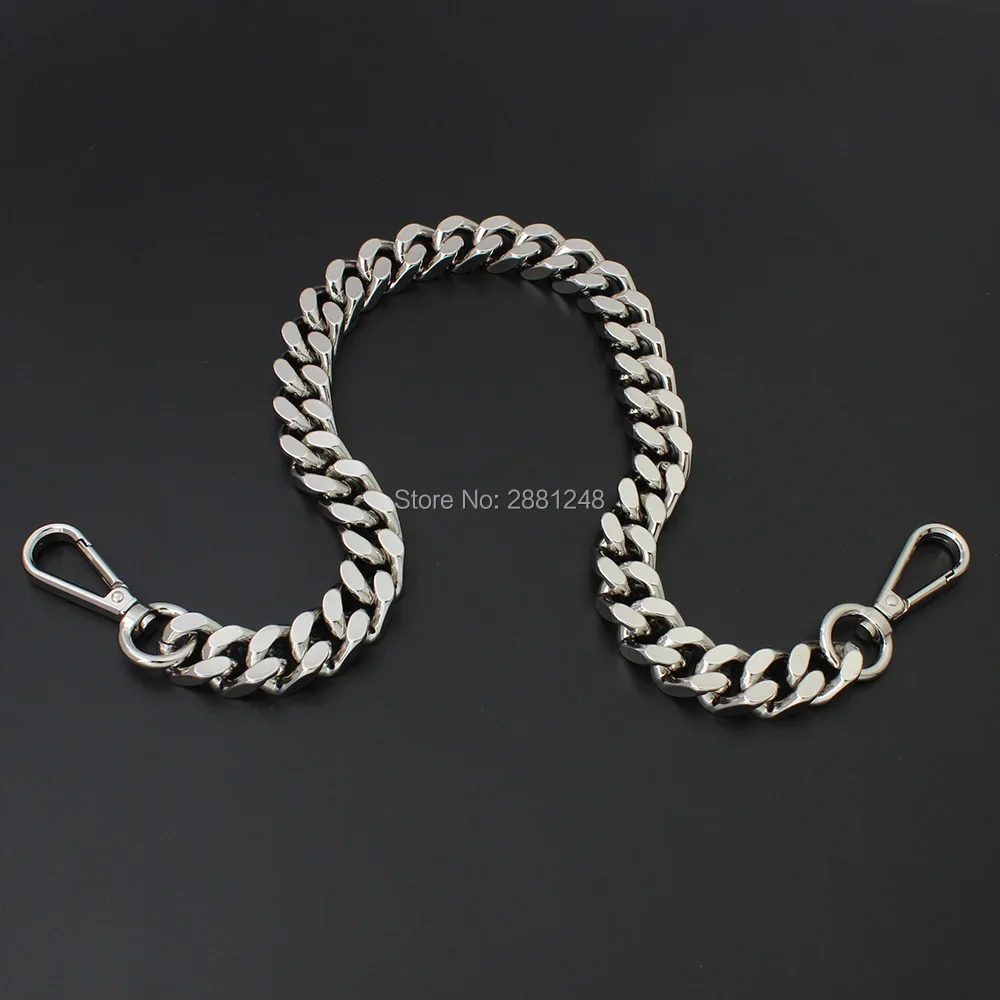 1PC 15MM Advanced Aluminum Make Chain Exceed Light Weight Bags Parts DIY Handles Accessory Handbag Straps Shoulder Bag Chains