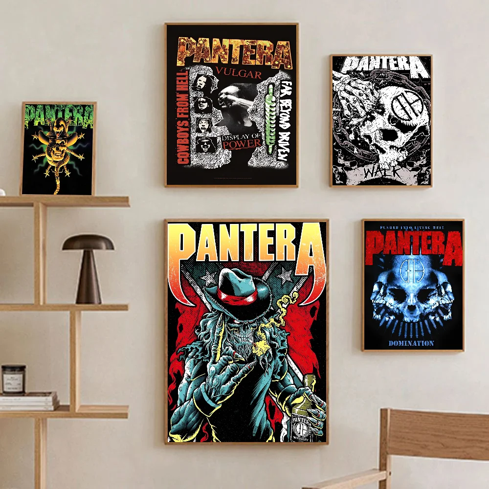 Pantera Band Poster Paper Print Home Living Room Bedroom Entrance Bar Cafe Art Painting Decoration