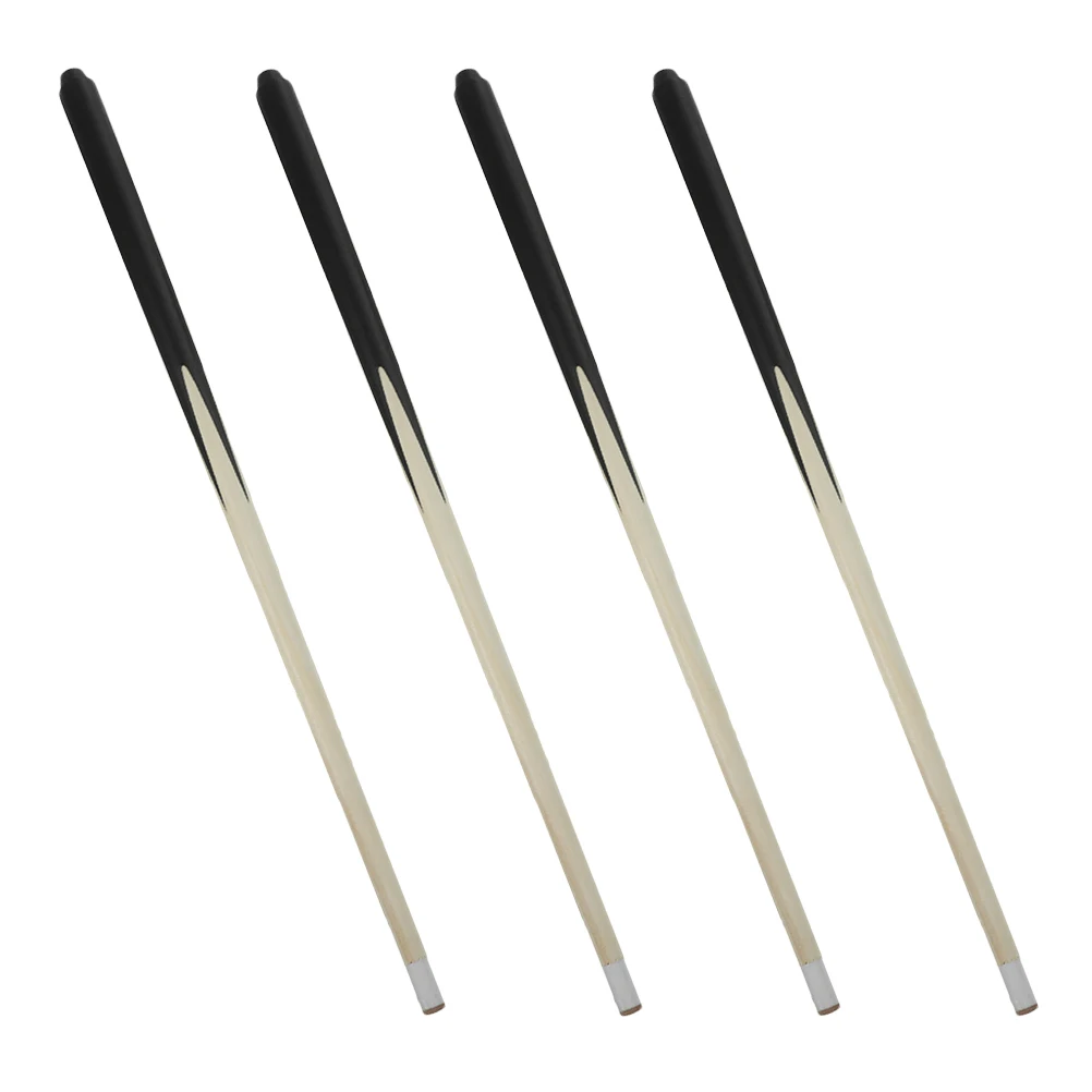 

4Pcs Pool Cue Short Cue Stick Wooden Material Resistant to Deformation Portable Detachable Design for Tables