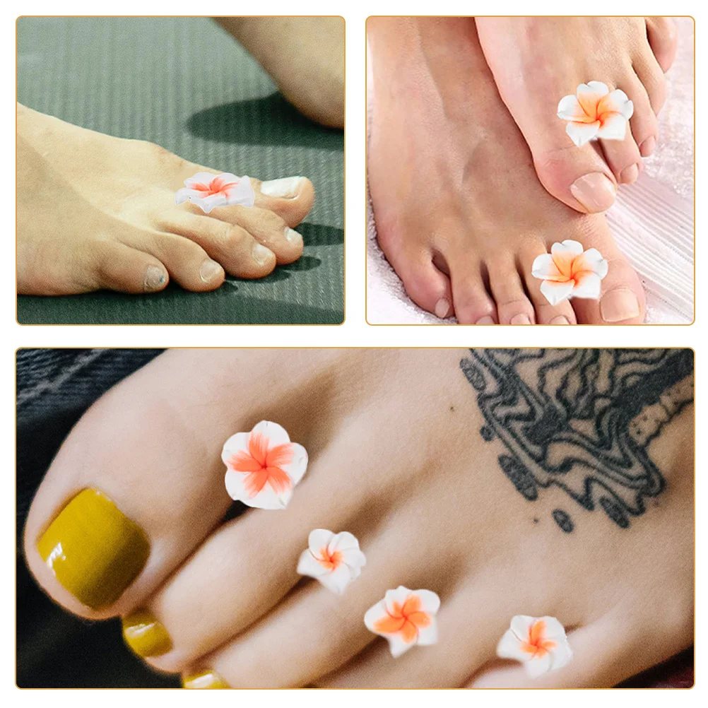 Séparateurs d'orteils en Silicone, 8 pièces, entretoises d'orteils souples et flexibles, outil de pédicure pour vernis à ongles pour hommes et femmes, diviseurs de doigts pour Salon de maison