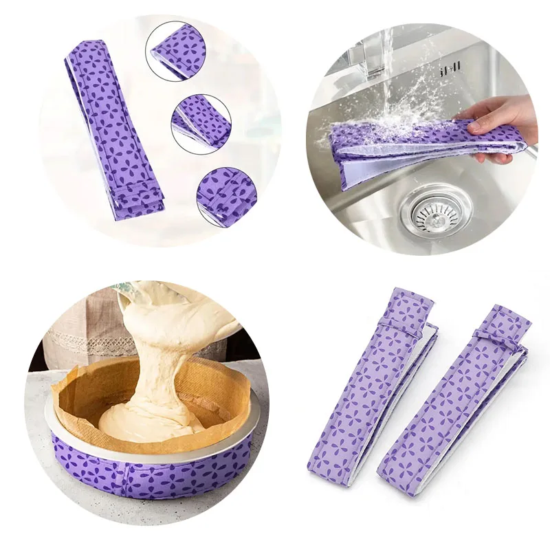 

Профессиональная полоска для выпечки для форм для торта, удерживающая влагу, защитный пояс, равномерное средство для выпечки - необходимый кухонный инструмент