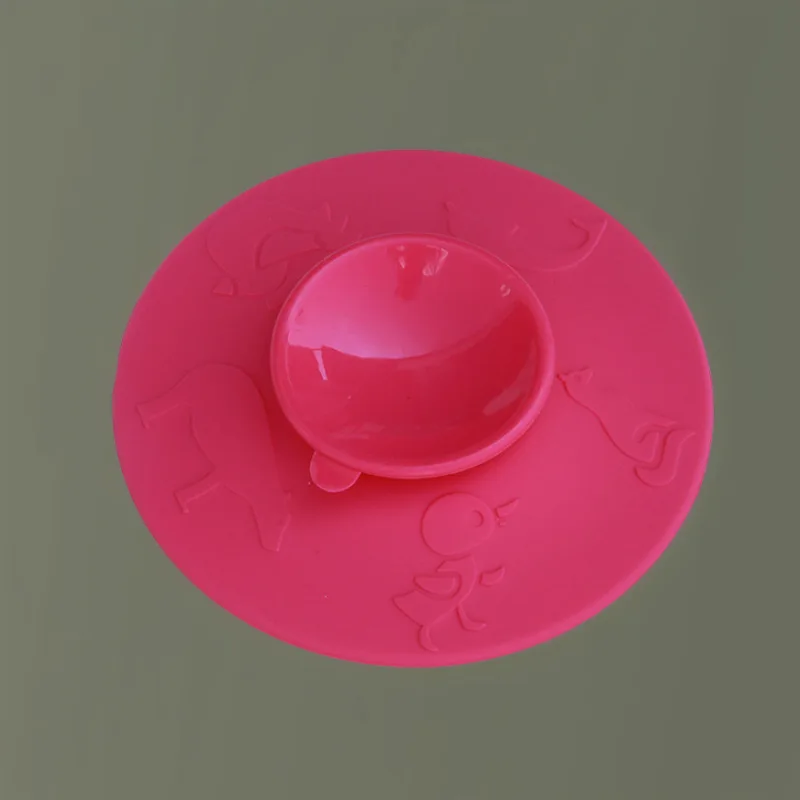 Food Grade Silicone Suction Pad for Kids High Chair  Baby Feeding Bowl Suction Dish, Anti Slip Dining Tray Suction Cup