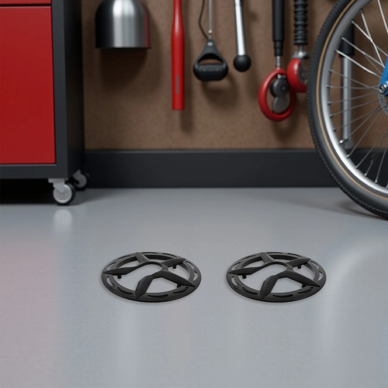 

5Pcs Bicycle Chainring Guard Plastic Bike Sprocket Protector 42T 4Hole Crankset Fit for Road Mountain Bikes Antiwear Lightweight