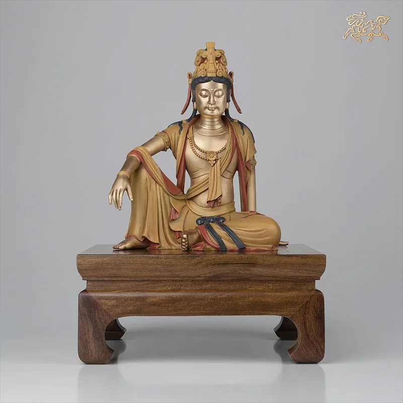 

CHINA the Imperial Song Dynasty 5A Replica brass Guanyin buddha Sculpture Home Vestibule Spiritual Talisman