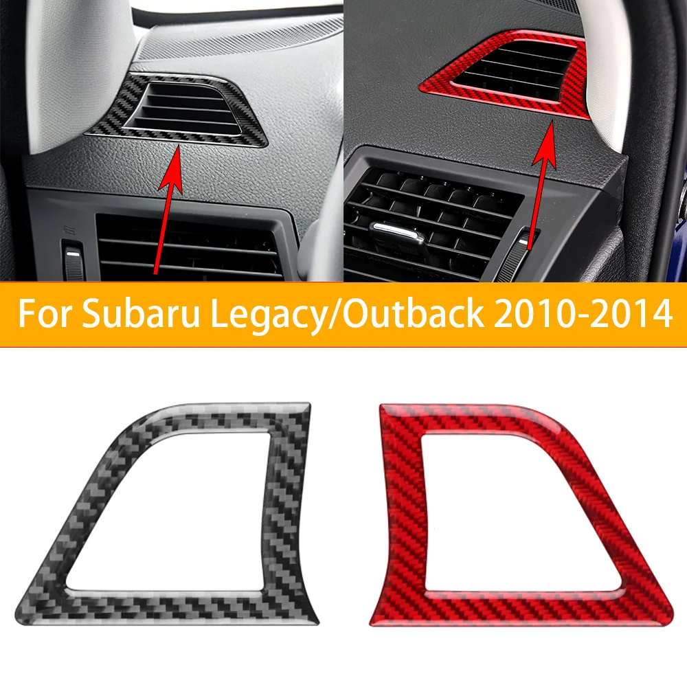 

Carbon Fiber Instrument Air Outlet Defogger Vent For Subaru Legacy Outback 2010-2014 Car Interior Auto Side Trim Frame Accessory
