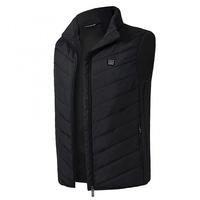 Men Winter Heating Vest USB Safe Intelligent Constant Temperature Vest Thermal Waistcoat Electric Heating Waterproof Waistcoat