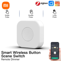 Xiaomi Tuya ZigBee Button Smart Scene Switch Multi-scene Linkage Wireless Remote Control Intelligent Smart Home Zigbee Gateway