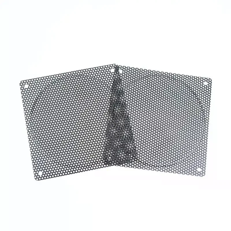 2Pcs 120mm Ultra-Thin Metal Fan Dust Filter Mesh Cover for PC Case Chassis Computer Cooler Fan Dustproof Protective Grill Guard