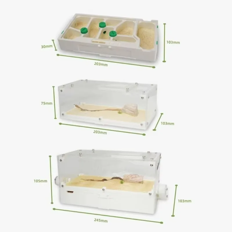 3D Printing Ant Nest  Folding Moisturizing Acrylic Activity Area Anthill Ecological Multifunctional Ants Farm Ant Habitat House