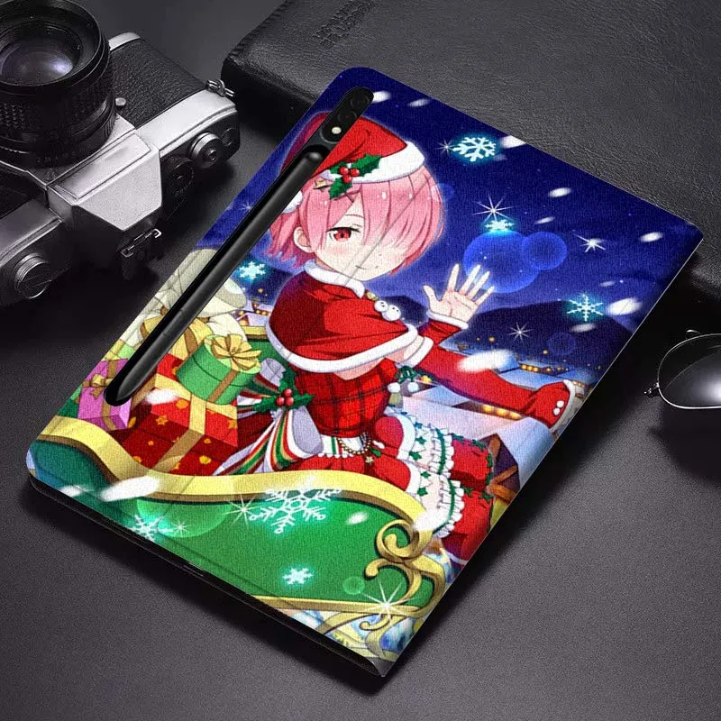 

R-Re Z-ZEROS Anime Art Tablet Case For Samsung Galaxy Tab S7 S8 S9 S10 FE Plus Lite 11 12.4 13.1 Inch