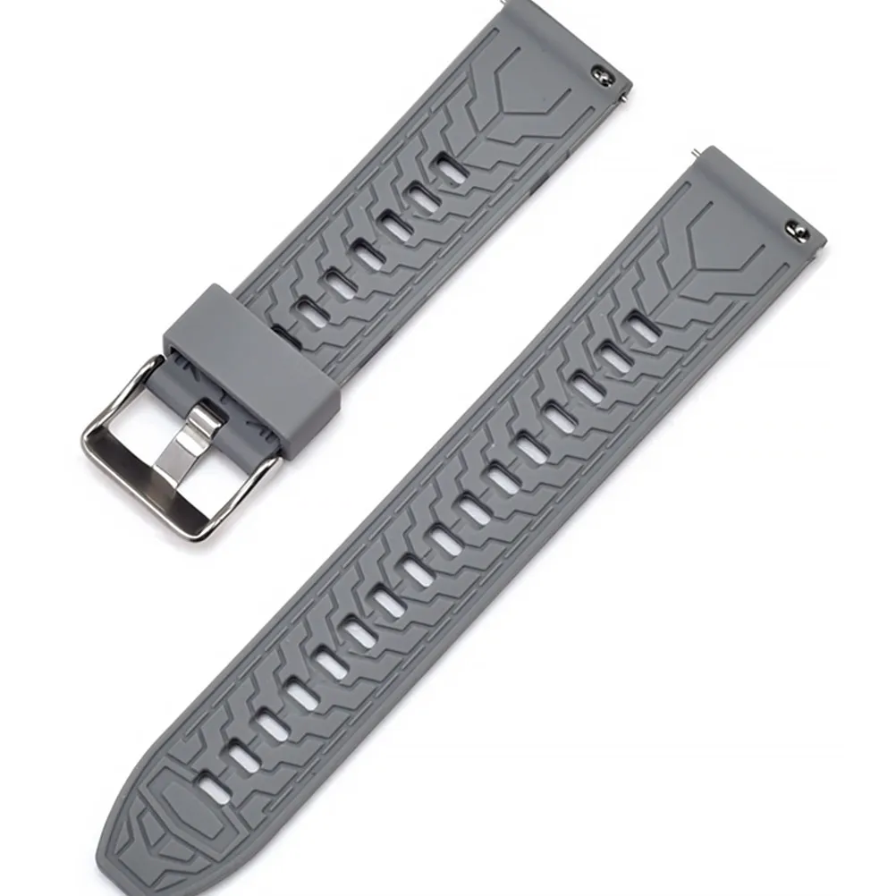 

Серый модный камуфляжный ремешок для часов 20 мм, силиконовый сменный ремешок, удобный для ношения в течение всего дня, камуфляжный ремешок для наручных часов