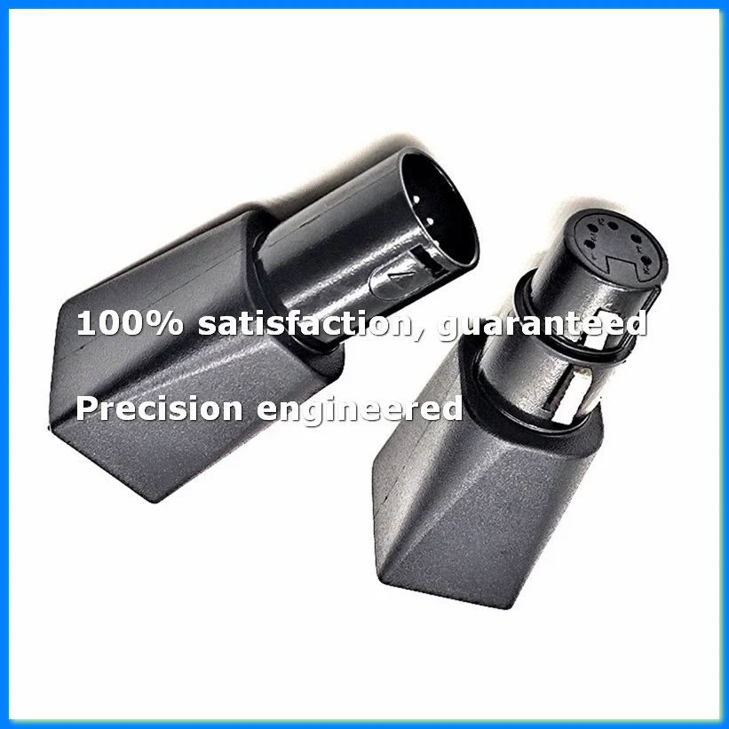1Pair to RJ45 Connector RJ45 Ethernet to 5 Pin XLR Female & Male Adapter for Audio Video-A28R