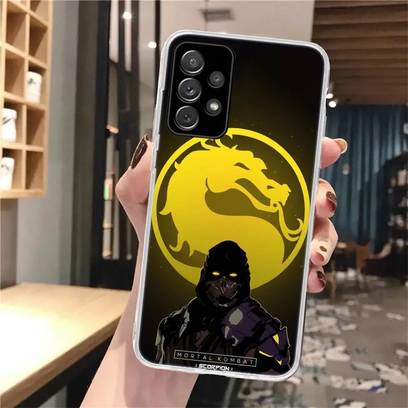 Scorpion Zero Sub Mortal Kombat Soft Phone Case For Samsung Galaxy A51 A50 A71 A70 A10 A20E A30 A40 A41 A31 A21S A11 A6 A7 A8 A9