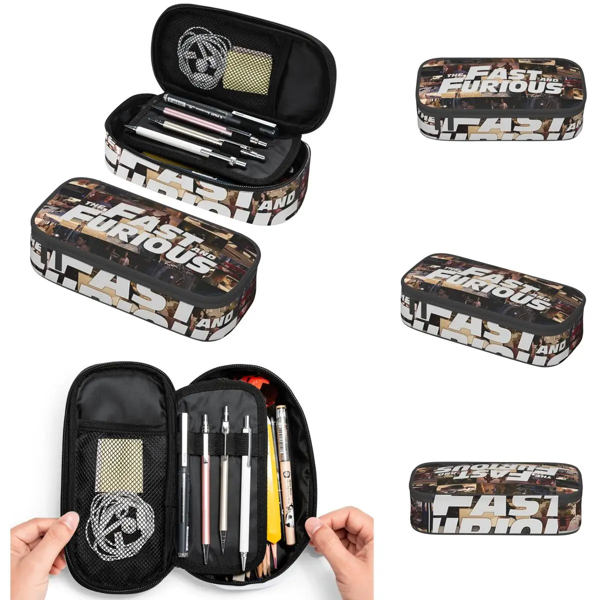 Fast And Furious - Legends - Tribute Pencil Cases Large Capacity Pen Bags Pen Box Pencil Pouch For Boys Girls Students School