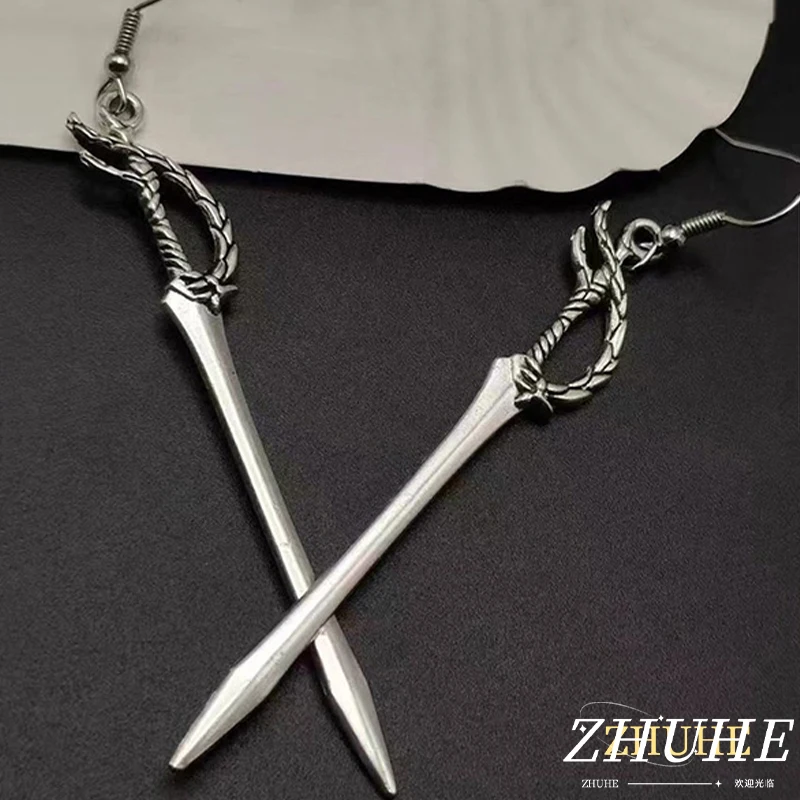 

Long Sword Earrings In Cyberpunk Style Are Perfect For Men's And Women's Jewelry Accessories And Party Gifts