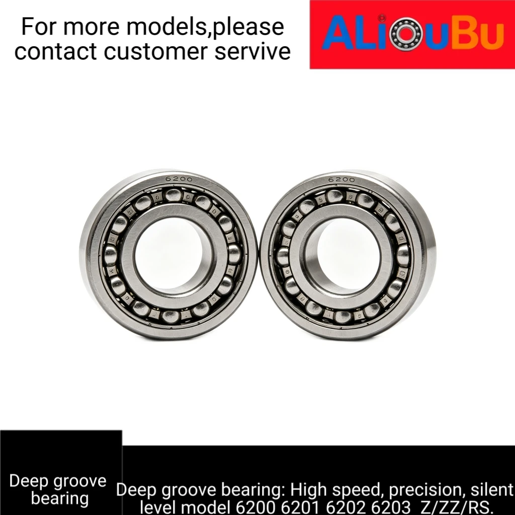 Deep Groove Bearing: High Speed, Precision, Mute Level, Model 6200 6201 6202 6203 Z/RS, Packaging Option 1/2/5/10/12