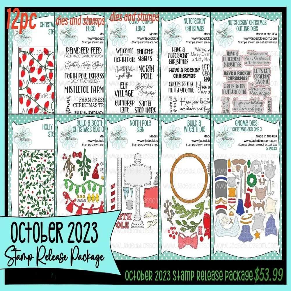 

New Christmas Gnome Metal Cutting Dies Clear Stamps stencil Cut Scrapbook Craft Decoration Embossing Template DIY Greeting Card