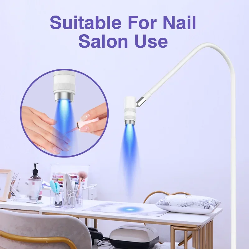 

（Big disount）Professional UV Eyelash Curing Lamp UV Lash Colloidal Light Touch Control Focus Foot Switch 5V for Nail Dryer Eyela