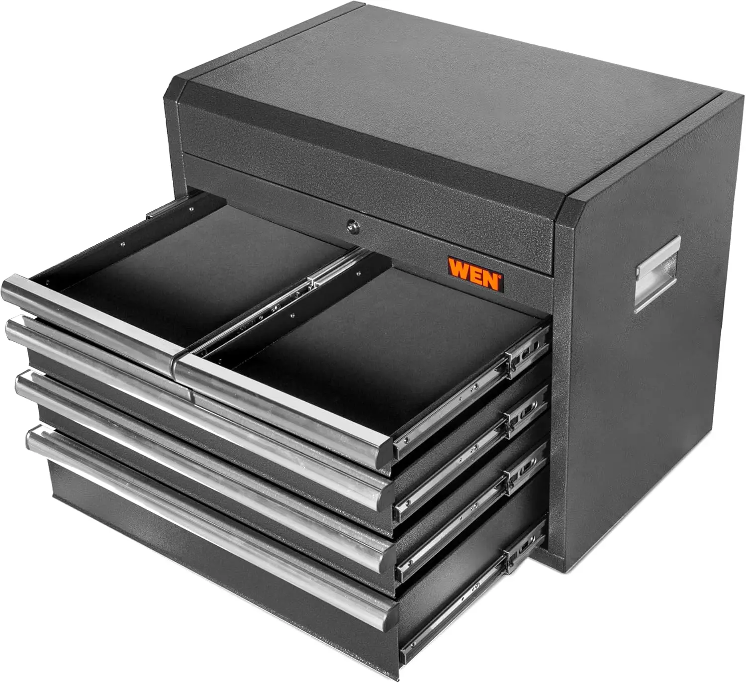 صندوق أدوات ممتاز مقاس 26 بوصة مع هيكل فولاذي مطلي بالمسحوق عالي التحمل مقاس 21 بوصة (GG261T) #4