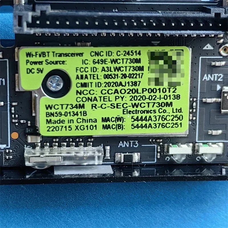 BN59-01341B Wi-Fi Bluetooth Transceicer Module For Samsung Smart TV UN58TU7100G UN55TU7000 UN82TU700DF UN55TU700DF Switch Button