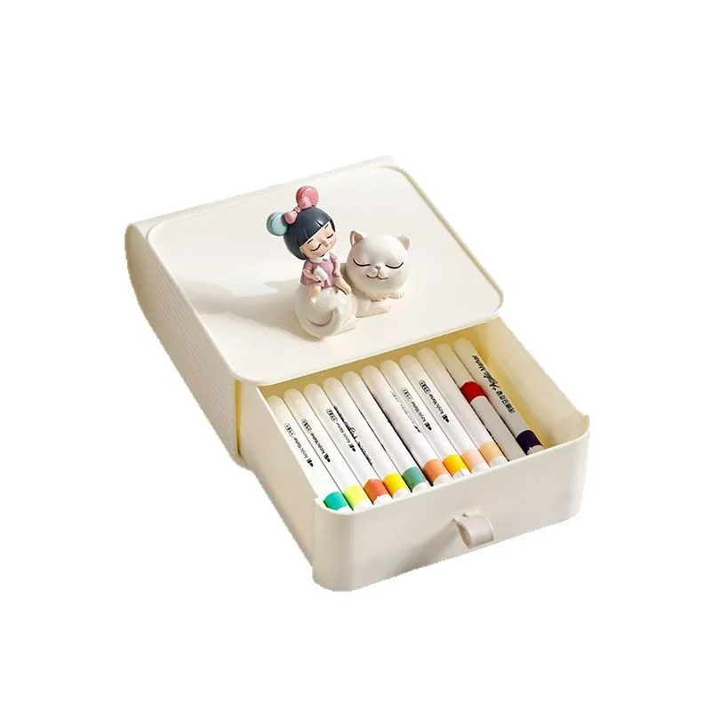 

Desktop drawer storage box, can be stacked with office dormitory, desktop storage box, cosmetics stationery, sundries storage