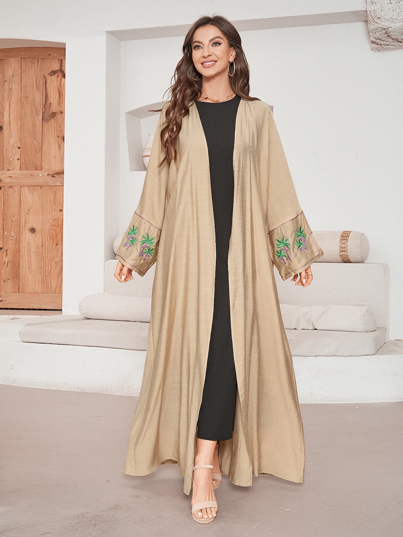 Ramadan African Dresses For Women Muslim Kimono Abaya Dubai Turkey Islam Modest Dress Full Sleeve Moroccan Arab Caftan Robe