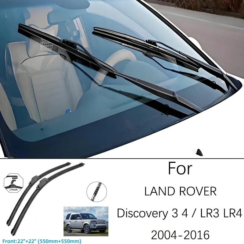 

For Land Rover Discovery 3 4 / LR3 LR4 2004-2016 2015 22 22 Inch Front Wiper Blades Windshield Windscreen Window Accessories