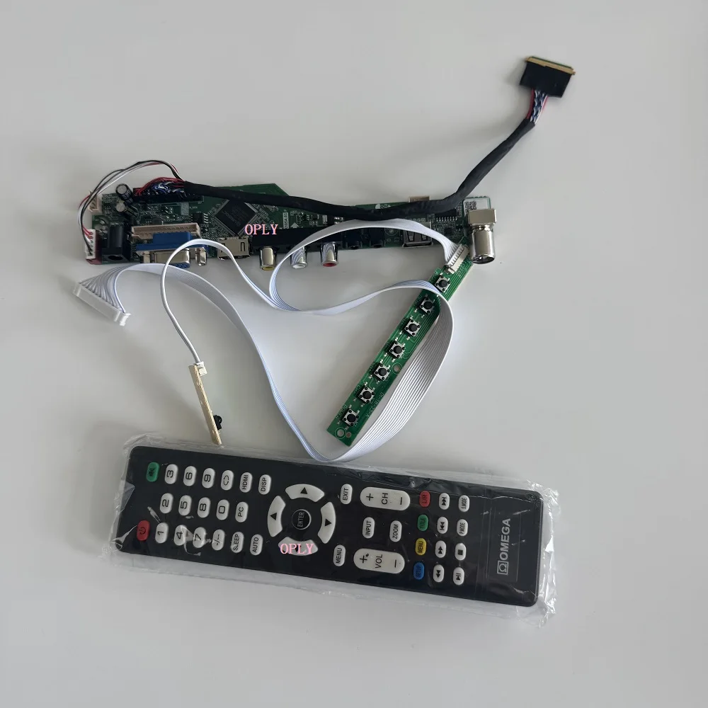 

TV controller board AV VGA kit for N173FGE-L23 N173FGE L 1600X900 17.3" LED panel monitor HDMI-compatible USB audio display