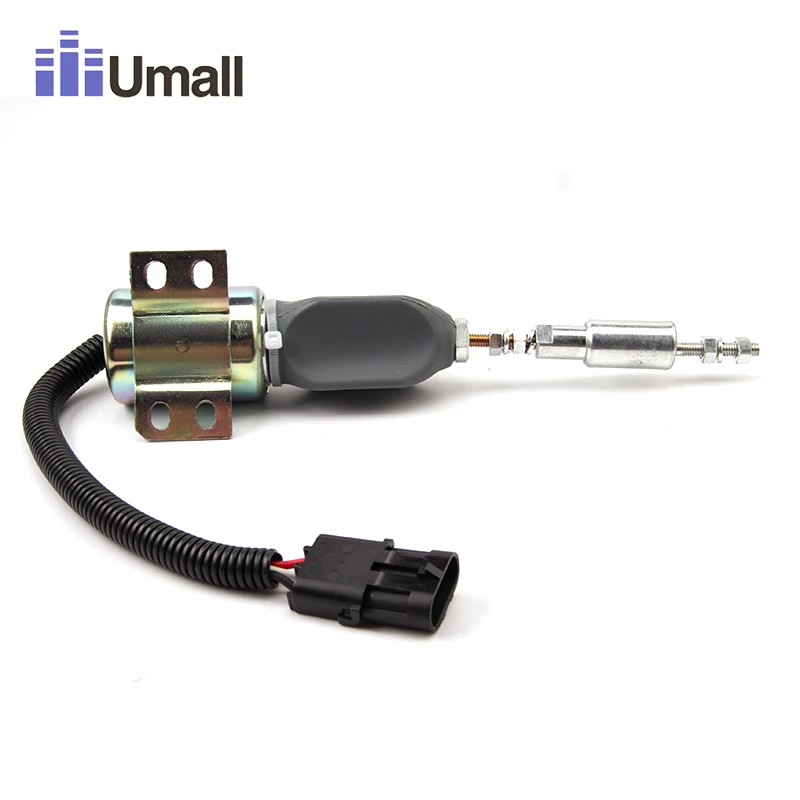 Diesel Combustível Bomba solenóide Válvula, Peças de grupo gerador, Combustível Shutoff Valve, 12V, 961000780034, 2TB130805, 3357411, 3357411