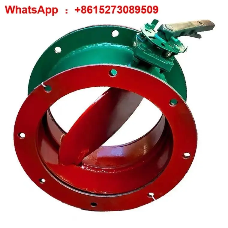

Ventilation butterfly valve Manual turbine multi-page air Stainless steel pneumatic electric Dust removal pipe rectangular