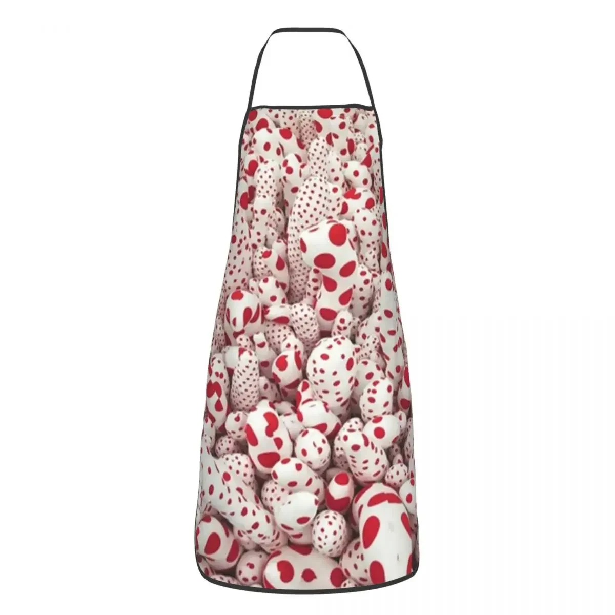 Custom Bib Yayoi Kusama Scary Polkadots Aprons Men Women Unisex Adult Chef Kitchen Cooking Pop Art Tablier Cuisine Painting